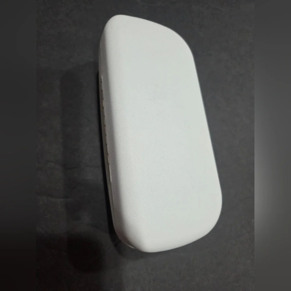 Warby Parker White Glasses Case Light Gray Color
